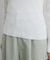 【WEB限定】オフショルダー風リブニットプルオーバー/イージーケア・UVケア