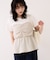 【WEB限定】美easyリネンライクシャーリングビスチェドッキングトップス/イージーケア・接触冷感