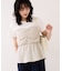 【WEB限定】美easyリネンライクシャーリングビスチェドッキングトップス/イージーケア・接触冷感