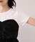 【WEB限定】美easyリネンライクシャーリングビスチェドッキングトップス/イージーケア・接触冷感
