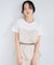 【WEB限定】美easyリネンライクシャーリングビスチェドッキングトップス/イージーケア・接触冷感