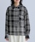 チェック＆シアーオーバーシャツ