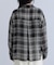 チェック＆シアーオーバーシャツ
