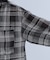 チェック＆シアーオーバーシャツ