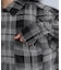 チェック＆シアーオーバーシャツ