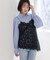 ウエーブヘムペプラムシャツ