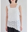 レースアシンメトリーキャミソール