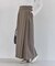 アシンメトリープリーツスカート