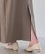 アシンメトリープリーツスカート