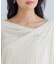 【WEB限定】レース長袖ドレープカットソー