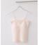 カップ付きシャーリングキャミソール