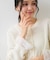 袖口レースカーディガン