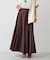 気流染めフレアースカート/イージーケア