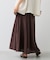 気流染めフレアースカート/イージーケア