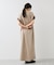 【WEB限定】天竺袖配色ワンピース