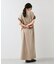 【WEB限定】天竺袖配色ワンピース