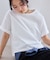 ボクシークロップド刺繍Tシャツ