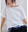 ボクシークロップド刺繍Tシャツ