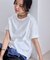 ボクシークロップド刺繍Tシャツ
