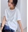 ボクシークロップド刺繍Tシャツ