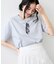 ボクシークロップド刺繍Tシャツ