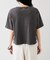 ボクシークロップド刺繍Tシャツ
