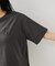 ボクシークロップド刺繍Tシャツ