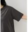 ボクシークロップド刺繍Tシャツ