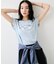 フォト＆ロゴプリントフレンチスリーブTシャツ/接触冷感