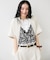 トロンプルイユプリントTシャツ