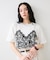 トロンプルイユプリントTシャツ