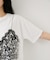 トロンプルイユプリントTシャツ