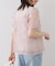 シアーラッフルブラウス