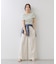 サイドギャザーオフショルダーカットソー/接触冷感