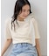 肩リボンTシャツ