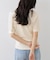 肩リボンTシャツ