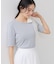 肩リボンTシャツ