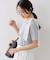 肩リボンTシャツ
