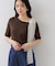 肩リボンTシャツ