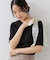 肩リボンTシャツ