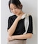 肩リボンTシャツ