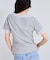レーストリムVネックTシャツ/汗ジミ加工