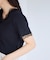 レーストリムVネックTシャツ/汗ジミ加工