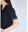 レーストリムVネックTシャツ/汗ジミ加工