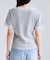 レーストリムVネックTシャツ/汗ジミ加工
