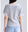 レーストリムVネックTシャツ/汗ジミ加工