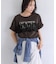 レースレイヤードロゴ半袖Tシャツ