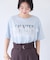レースレイヤードロゴ半袖Tシャツ