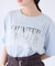 レースレイヤードロゴ半袖Tシャツ