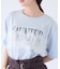 レースレイヤードロゴ半袖Tシャツ